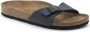 Birkenstock Madrid Dames Slippers Metallic Black Narrow fit | Zwart | Imitatieleer - Thumbnail 31