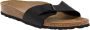 Birkenstock Madrid Dames Slippers Metallic Black Narrow fit | Zwart | Imitatieleer - Thumbnail 27