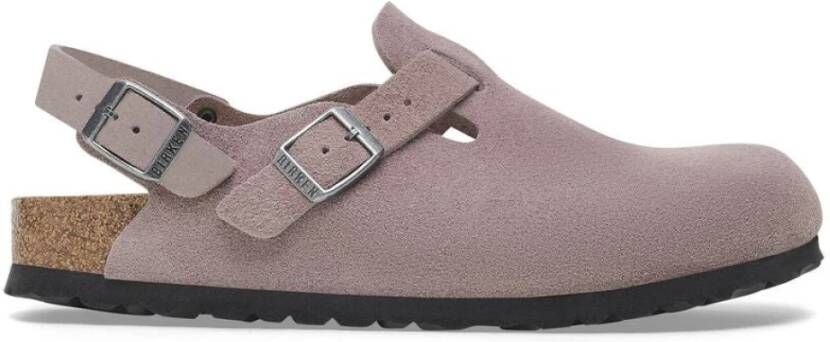 Birkenstock Tokio Faded Purple Suède Leren Schoenen Purple Heren