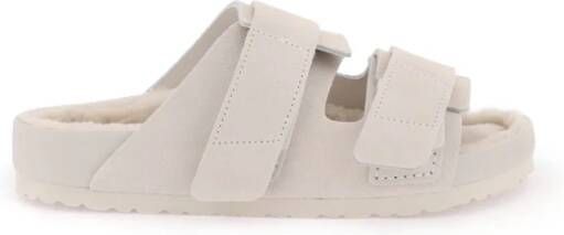 Birkenstock Uji Slides White Dames