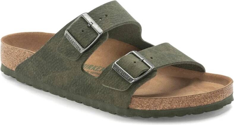 Birkenstock Vegan Arizona Slipper Schoenen Green Heren