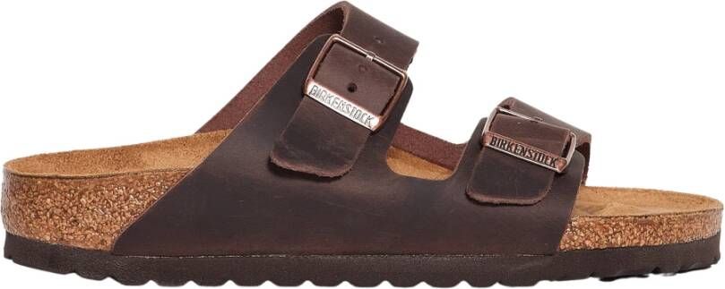 Birkenstock Velvet Slippers en Teenseparators Bruin Dames