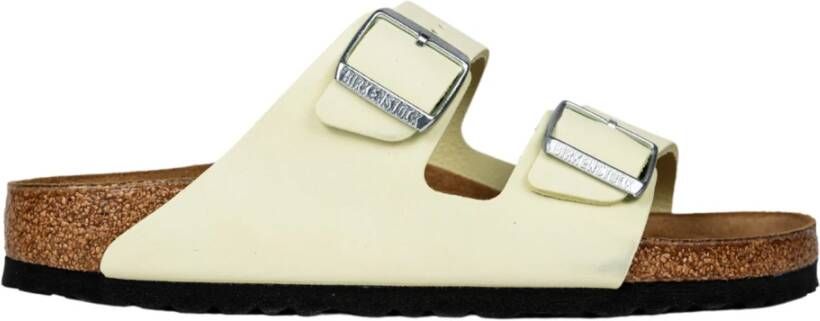 Birkenstock Vervaagde Lime Nubuck Sandaal Green Dames