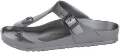 Birkenstock Waterdichte Sandalen Anthracite Metallic Grijs Dames