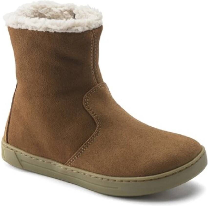 Birkenstock Winter Suède Leren Mink Boots Brown Dames