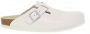 Birkenstock Witte Leren Sandaal Boston Model White Dames - Thumbnail 1