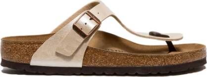 Birkenstock Witte Parel Flip Flops White Dames