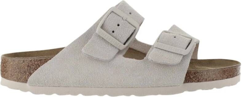 Birkenstock Witte Sandalen Klassieke Stijl Gray Dames