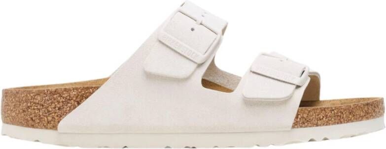 Birkenstock Witte Sandalen White Dames