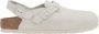 Birkenstock Witte Suède Hak Slingback Sandaal White Dames - Thumbnail 1