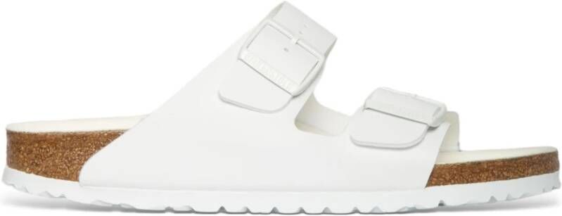 Birkenstock Witte Triple Strap Sandalen White Heren