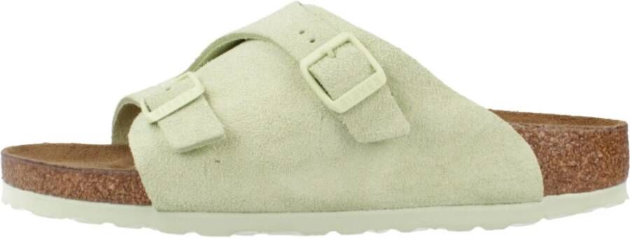 Birkenstock Z Sliders Green Dames