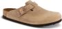 Birkenstock Zachte Boston Sandaal Comfortabele Slip-In Stijl Beige Heren - Thumbnail 1