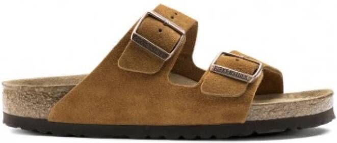 Birkenstock Zachte Mink Sandalen Bruin Heren