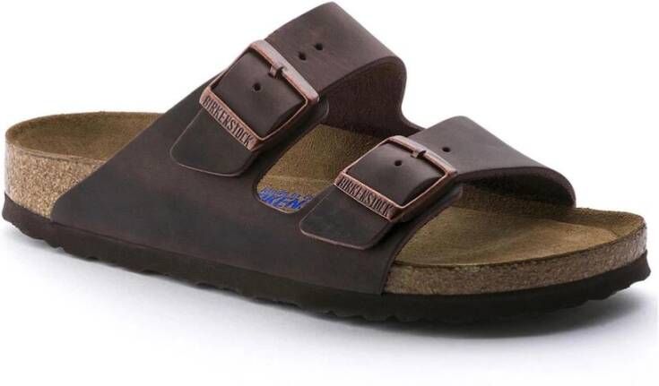 Birkenstock Zachte Sandaal met Verstelbare Bandjes Brown Heren