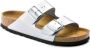 Birkenstock Arizona Slippers Metallic Silver Narrow fit | Zilver | Leer - Thumbnail 4