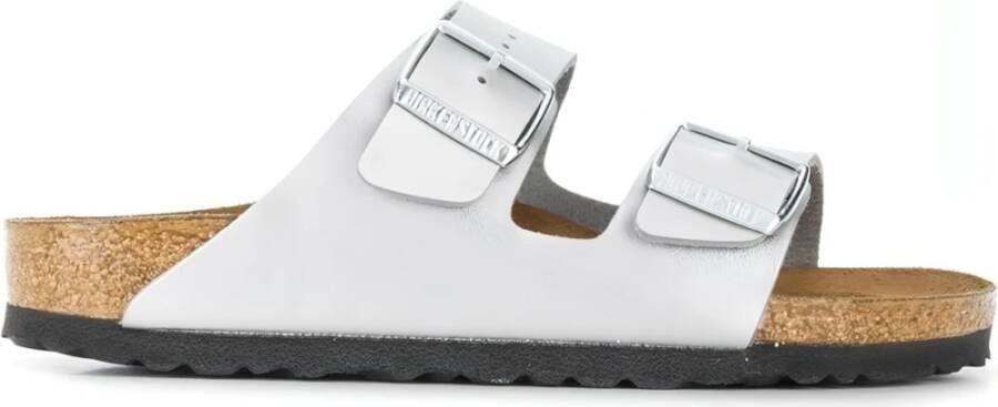 Birkenstock Zilveren Pantoffels voor Vrouwen Gray Dames