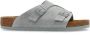 Birkenstock Zurich BS Slides Gray Heren - Thumbnail 1