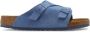 Birkenstock Zurich BS suède sandalen Blue Heren - Thumbnail 1