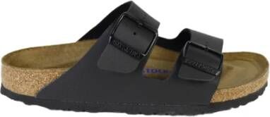 Birkenstock Zwarte Arizona Sandaal Birko Flor Black Dames