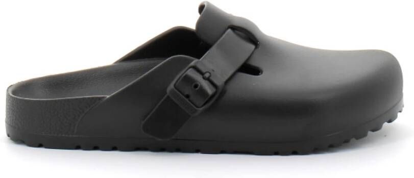 Birkenstock Zwarte Eva Boston Sandalen Black Dames