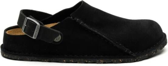 Birkenstock Zwarte Lutry Sandalen met Flexibele Band Black Dames