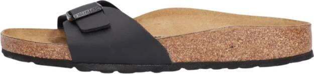 Birkenstock Zwarte Madrid Slippers Black Dames