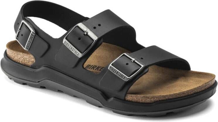 Birkenstock Zwarte Sandalen Zwart Unisex