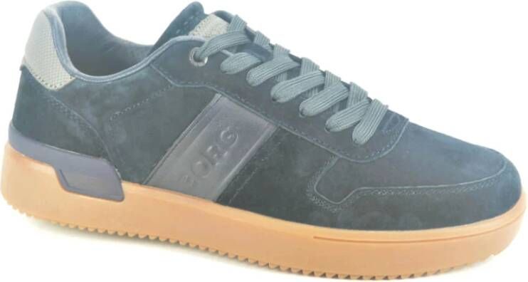 Björn Borg Blauw Suède Sneaker Blue Heren