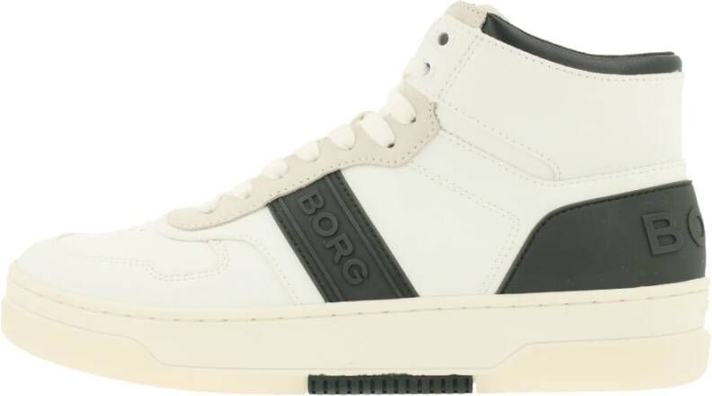 Björn Borg Hoge Sneaker T2300 MID CTR M Wit Heren