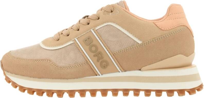 Björn Borg Lage Top Mode Sneaker R2000 EXT W Beige Dames