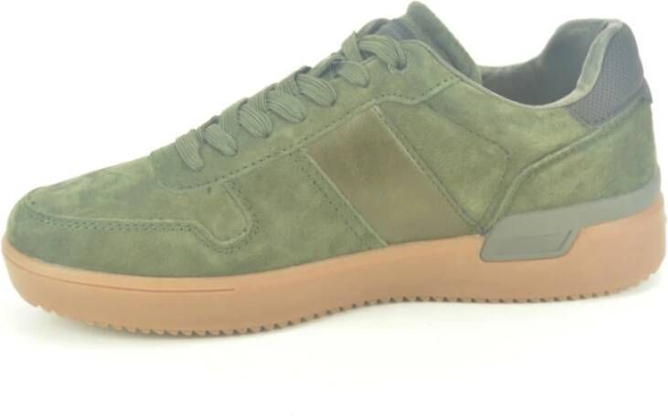 Björn Borg Sneaker N. in Khaki Suède Green Heren