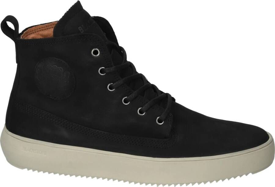 Blackstone Aspen Asfalt Hoge Sneaker Black Heren