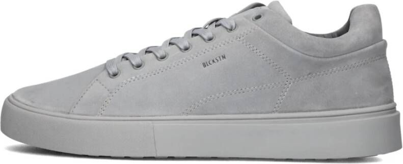 Blackstone Grijze Lage Top Sneakers met Nubuck Gray Heren