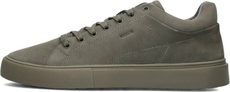 Blackstone Groene lage sneakers voor heren Green Heren