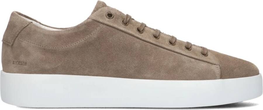 BLACKSTONE Lage Sneakers Heren Bg352 Maat: 45 Materiaal: Suède Kleur: Bruin