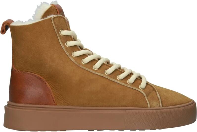 Blackstone Sermeq Akna Dijon Sneaker (high) Brown Dames