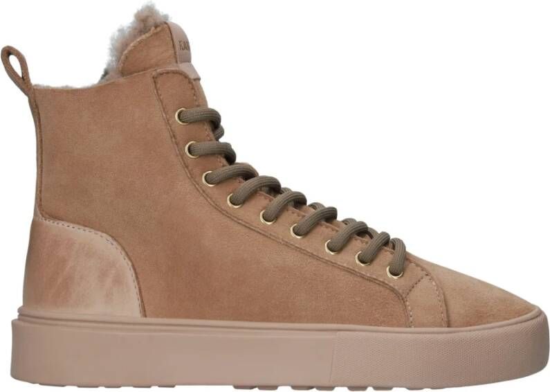 Blackstone SERMEQ AKNA Nude Sneaker (high) Vrouw Light brown