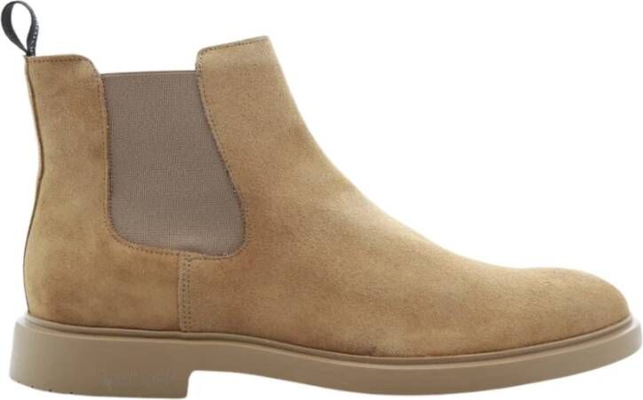 Blackstone Suède Chelsea boot voor heren Brown Heren