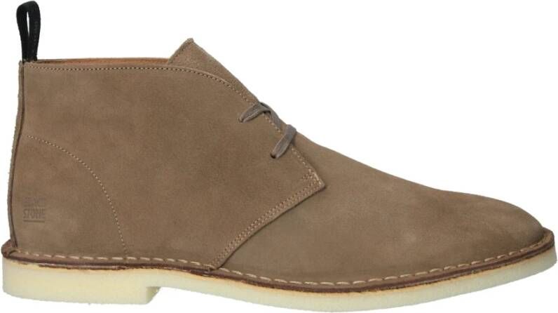 Blackstone Taupe Desert Boots Beige Heren