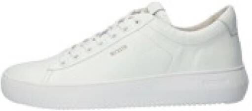 Blackstone Witte Leren Sneakers Comfort Stijl White Dames