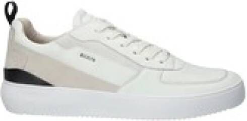 Blackstone Witte Leren Sneakers Comfort Stijl White Heren