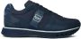 Blauer Blauwe Sneaker van Suède en Nylon voor Mannen Blue Heren - Thumbnail 1