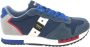 Blauer Blauwe Sneakers met Technische Inzetstukken Multicolor Heren - Thumbnail 5