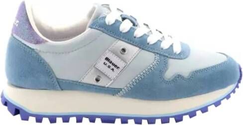 Blauer Blauwe Sneakers voor Vrouwen Blue Dames