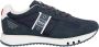 Blauer Eenvoudige Tokyo Sneakers met Vetersluiting Blue Heren - Thumbnail 1