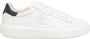 Blauer Eenvoudige Vetersneakers White Heren - Thumbnail 4