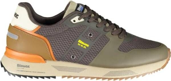 Blauer Elegante contrast sneakers Multicolor Heren