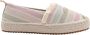 Blauer Gestreepte Espadrilles voor Zomer Multicolor Dames - Thumbnail 1