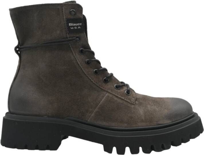 Blauer Heren Suède Bootie VIP Stijl Brown Heren